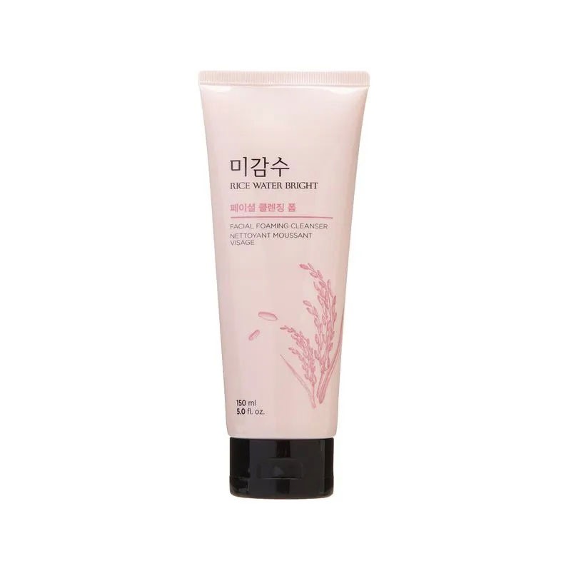 The Face Shop Rice Water Bright Foaming Cleanser 1 The Face Shop Rice Water Bright Foaming Cleanser