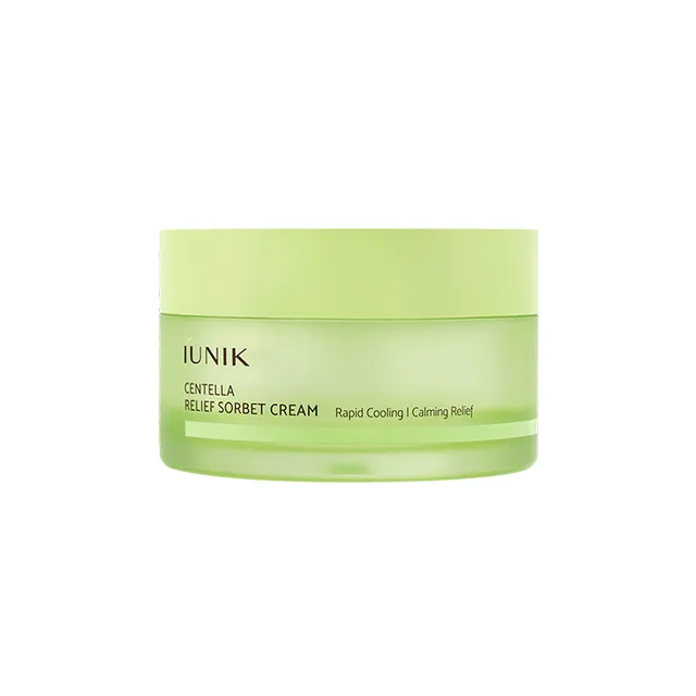 Iunik Centella Relief Sorbet Cream (Rapid Cooling + Calming Relief) - 50ml Iunik Centella Relief Sorbet Cream (Rapid Cooling + Calming Relief) - 50ml